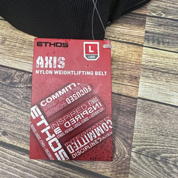 NWT ETHOS Axis Nylon Weightlifting Belt 5.5" Size Large (Olive) - Picture 10 of 11